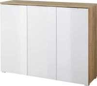 Germania Schuhschrank 3935-242 GW-TELDE, in Navarra-Eiche-Nb./Wei&szlig;, Fronten aus