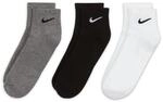 Nike Herren Everyday Cushion Ankle-sx7667 Socken, Schwarz (Black/White/010), 34-38 EU