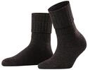 FALKE Damen Socken Striggings Rib W So Wolle einfarbig 1 Paar, Grau Anthracite