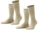 ESPRIT Herren Socken Basic Easy Multipack M So Baumwolle einfarbig 2 Paar, Beige