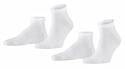 FALKE Herren Sneakersocken Happy Double Pack M Sn Baumwolle kurz einfarbig 2 Paar,