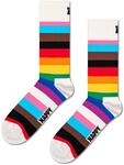 Happy Socks Pride Stripe, farbenfrohe und verspielte, Socken f&uuml;r M&auml;nner und Frauen,