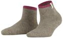 FALKE Damen Socken Cosy Plush W Sso Alpakawolle gemustert 1 Paar, Braun Nut Melange