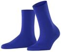 FALKE Damen Socken Cotton Touch W So Baumwolle einfarbig 1 Paar, Blau Imperial 6065,