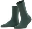 FALKE Damen Socken Cotton Touch W So Baumwolle einfarbig 1 Paar, Gr&uuml;n Hunter Green
