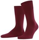 FALKE Herren Socken ClimaWool M So Wolle Lyocell einfarbig 1 Paar, Rot Scarlet 8228,