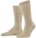 FALKE Herren Socken Tiago M So Fil d&Eacute;cosse Baumwolle einfarbig 1 Paar, Beige...