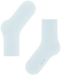FALKE Damen Socken Cotton Touch W So Baumwolle einfarbig 1 Paar, Blau Light Blue