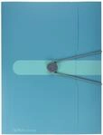 Herlitz 50015900 Gummizugmappe, A4, PP-Folie Caribbean T&uuml;rkis