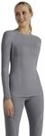 FALKE Damen Baselayer-Shirt Wool-Tech Round Neck W L/s Sh Wolle Funktionsmaterial