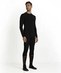 FALKE Herren Baselayer-Shirt Wool-Tech Round Neck M L/S SH Wolle Funktionsmaterial