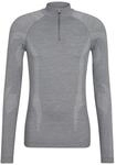 FALKE Herren Wool-Tech High Zip Neck Funktionsshirt Langarm atmungsaktiv