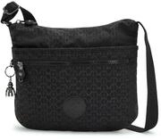 Kipling ARTO Mittelgro&szlig;e Umh&auml;ngetasche, Signature Emb (Schwarz)