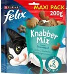 Felix KnabberMix Strandspa&szlig; Katzensnack, Knusper-Leckerlie mit Fisch-Geschmack, 1er