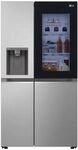 LG GSGV81PYLL Side by Side Kühlschrank, Klasse E, 635 L, Instaview, Kühlschrank mit LG GSGV81PYLL Side by Side Kühlschrank, Klasse E, 635 L, Instaview, Kühlschrank mit