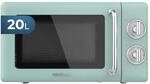 Cecotec Mikrowelle ProClean 3010 Retro Green, 20 L, 700 W, 6 Stufen, 30 Min
