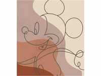 Komar Disney Vlies Fototapete - Mickey Line Drawing - Größe: 250 x 280 cm...