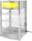 HENDI Warmhaltevitrine, Temperatur von 30 bis 90&deg;C, mit T&uuml;re auf R&uuml;ckseite,