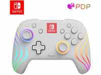 PDP Official Afterglow Wave Wireless Controller Nintendo Switch - White