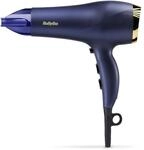 BaByliss Haartrockner Midnight Luxe &ndash; Leistungsstarker 2300W F&ouml;hn, Anti-Frizz