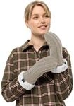 Jack Wolfskin Damen HIGHLOFT Knit Mitten W Handschuh, Dusty Grey, S