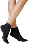 KUNERT Damen Socken Homesocks ohne Gummif&auml;den Black 0070 35/38