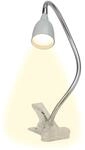 Brilliant Lampe Anthony Schreibtischlampe eisen/titan verstellbare Klemmlampe -...