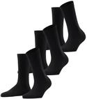 FALKE Damen Socken Family Multipack W So nachhaltige Baumwolle einfarbig 3 Paar,
