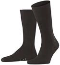 FALKE Herren Socken Airport M So Wolle Baumwolle einfarbig 1 Paar, Braun Brown