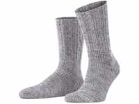 FALKE Herren Socken Brooklyn M SO Baumwolle einfarbig 1 Paar, Grau (Metal Grey...