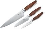 GRAEF. Kochmesser Set KN5150 3-tlg., Gem&uuml;semesser, Santokumesser & Kochmesser,