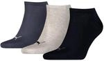 Puma Unisex Unisex Socken Plain, 3er Pack, Blau (Navy/Grey/Nightshadow Blue), Gr.