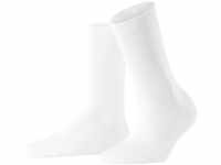 FALKE Damen Socken Family W SO Baumwolle einfarbig 1 Paar, Weiß (White 2009)...