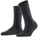 FALKE Damen Socken Family W So nachhaltige Baumwolle einfarbig 1 Paar, Grau