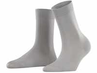 FALKE Damen Socken Cotton Touch W SO Baumwolle einfarbig 1 Paar, Grau (Silver...