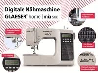 Digitale N&auml;hmaschine GLAESER&reg; home mia 500 300 Stich-Varianten Doppelnadel LED