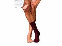 FALKE Herren Socken No. 13 M SO feinste Piuma Baumwolle einfarbig 1 Paar, Rot...