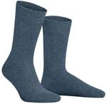 Hudson Herren Socken Relax Cotton druckfrei Marine-mel. 0387 41-42