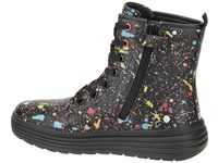 Geox J PHAOLAE Girl Ankle Boot, Black/Multicolor, 29 EU