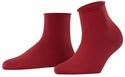 FALKE Damen Socken Cotton Touch W Sso Baumwolle einfarbig 1 Paar, Rot Scarlet 8228,
