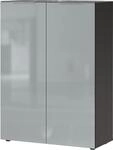 Germania Schuhschrank 3414-587 GW-Genova, in Graphit/Silbergrau, mit Glasfront,...
