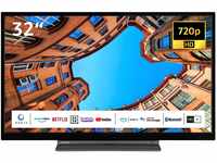 Toshiba 32WK3C63DAW 32 Zoll Fernseher/Smart TV (HD Ready, HDR, Alexa Built-In,