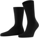 FALKE Herren Socken Teppich Im Schuh M So Wolle einfarbig 1 Paar, Schwarz Black 3000,