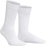 Hudson Herren Socken Relax Cotton druckfrei White 0008 43-44