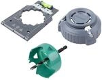 wolfcraft Geling-Set &bdquo;Hohlwanddosen installieren I 5897000 I Zur Vorbereitung von