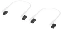 Corsair iCUE LINK Kabel - 2x 135mm Slim 90&deg; - Wei&szlig;