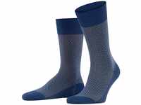 FALKE Herren Socken Uptown Tie M SO Baumwolle gemustert 1 Paar, Blau (Royal Blue