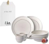 like. by Villeroy & Boch &ndash; Perlemor Sand Fr&uuml;hst&uuml;cks-Set 6 teilig f&uuml;r 2...
