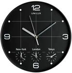 Unilux Wanduhr On Time, 30cm, schwarz