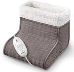 Beurer FW20UK Cosy Fu&szlig;w&auml;rmer - Taupe | Elektrischer Fu&szlig;w&auml;rmer f&uuml;r kalte...